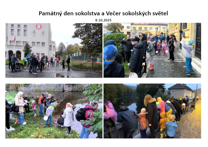 Památný den sokolstva a Večer sokolských světel, tablo
