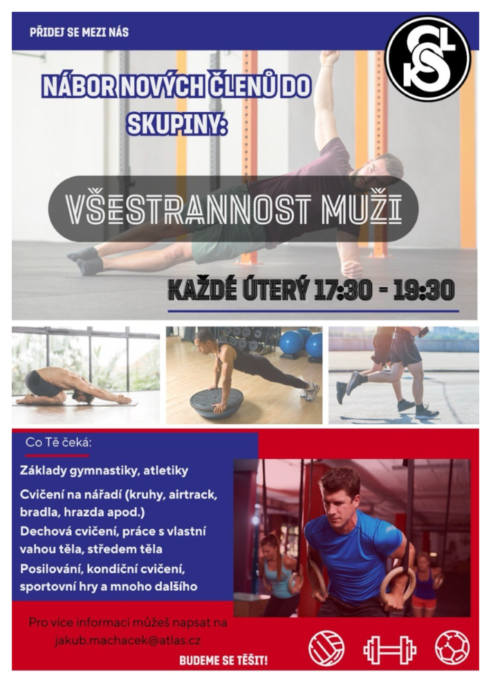 Plakát muži všestrannost